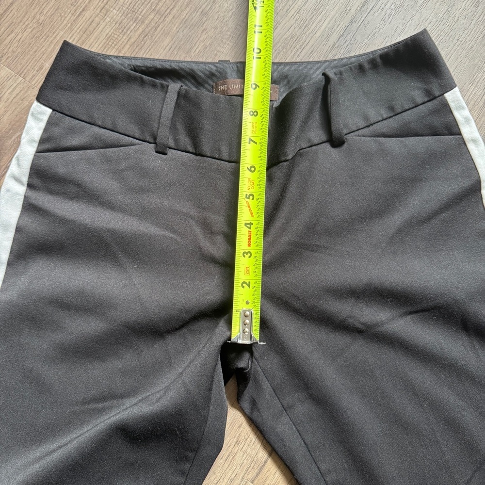 The Limited Cassidy Fit Black with White Stripe Pants - Size 2 - Picture 6 of 10